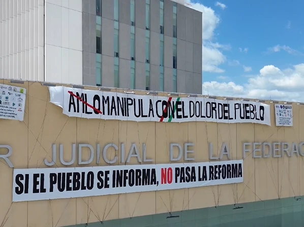 Sigue la protesta contra la reforma judicial; magistrada explica por qué